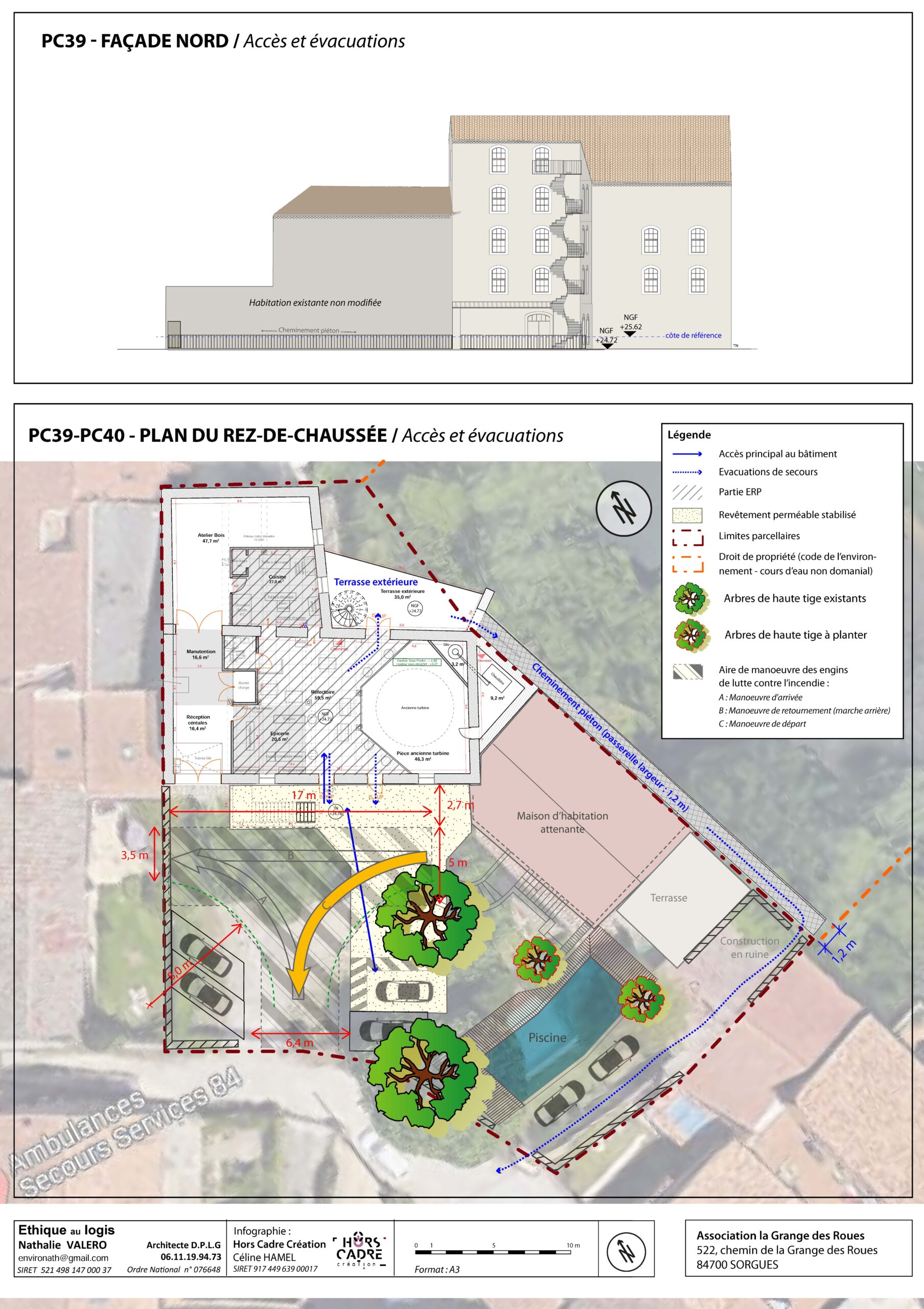 Accès et évacuations